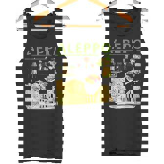 Aleppo Syria Heritage Icons Citadel & Culture Art Tank Top Tank Top | Mazezy