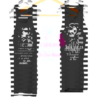 Amante De Los Gatos Con Diseño De Gato A Luna Con Texto En Inglés I Love My British Longhair Camiseta sin mangas - Regaloses