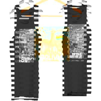 Amazing Bolivia Nature Graphic For Llamas Lovers Tank Top | Mazezy