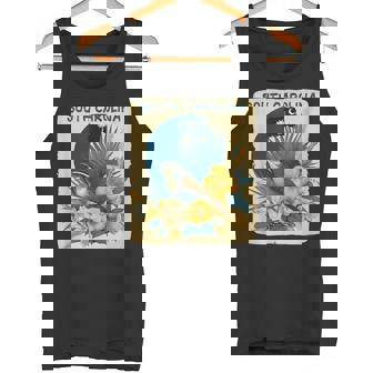 Amazing South Carolina Graphic With Nice Bird Look Tank Top | Mazezy