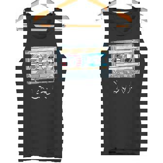 America American Honduras Honduran Mixed DNA Flag Cassette Tank Top | Mazezy