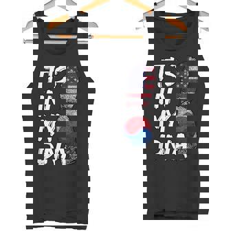 America American USA South Korea Korean It's In My DNA Flag Tank Top | Mazezy