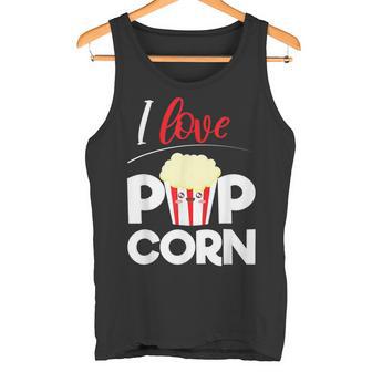 Amo Il Popcorn Cinema Idea Regalonacks Popcorn Canotta - Novitaregali