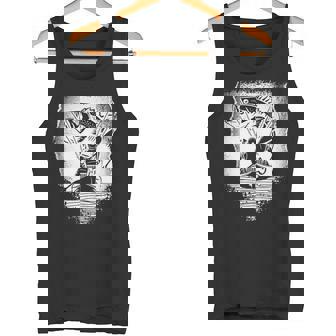 Angler Kayaking Minimal Kayak Fishing Tank Top Tank Top | Mazezy