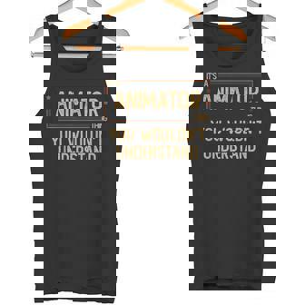 Animator Animation Job Saying Tank Top | Mazezy