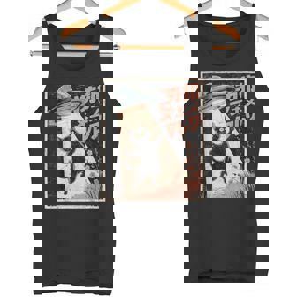 Anime Shirt Cat UFO Alien Japanese Kawaii Graphic Tank Top | Mazezy