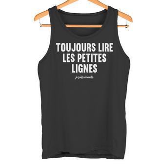 Annonce Grossesse 2023 -Toujours Lire Les Petites Lignes Débardeur e - Cadeauxyz