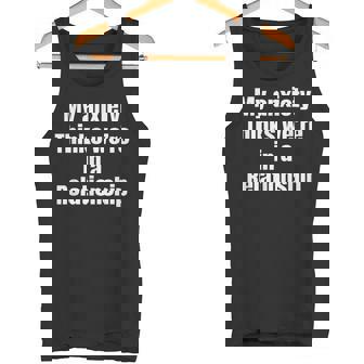 My Anxiety Thinks We'Re In A Relationship Mental Health Tank Top - Monsterry