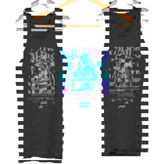 Aquarius Zodiac Attitude With Bold Trendsetter Vibes Tank Top | Mazezy