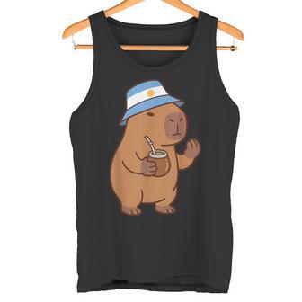 Argentinian Capybara Montoncito Yerba Mate Capibara Tank Top | Mazezy