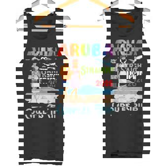 Aruba Straight Trippin Couples Trip 2026 Vacation Beach Tank Top | Mazezy