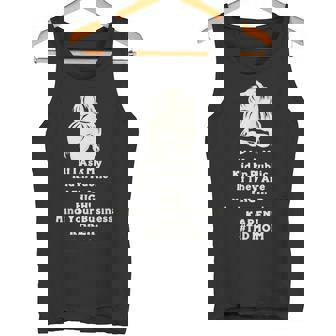 If Ask My Kid In Public If They Are High TID Mom Messy Bun Tank Top | Mazezy