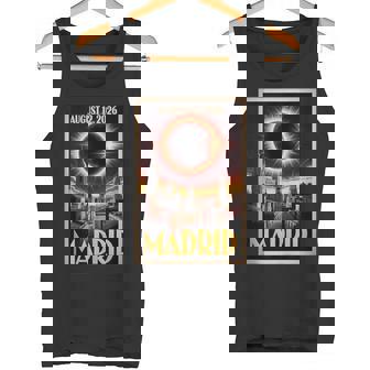 August 12 2026 Eclipse Madrid Group Matching Astronomy Event Tank Top Tank Top | Mazezy