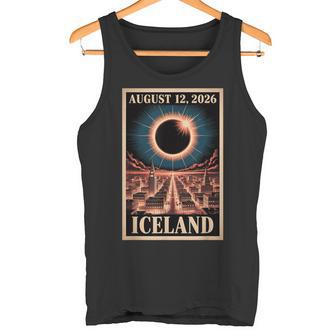 August 12 2026 Eclipse Reykjavik Iceland Group Matching Tank Top | Mazezy