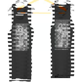 Australian Shepherd Selfie Ghost Halloween Tank Top | Mazezy