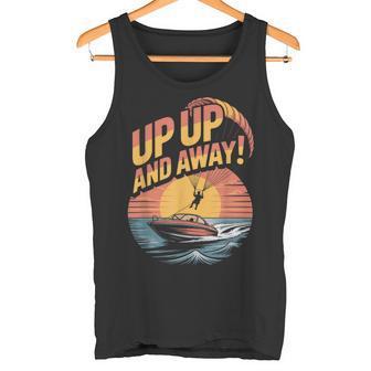 Up And Away Parasailer Paragliding Boating Parasailing Tank Top | Mazezy