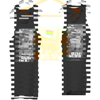 Awesome Bolivia Nature For Llama Lovers Tank Top | Mazezy