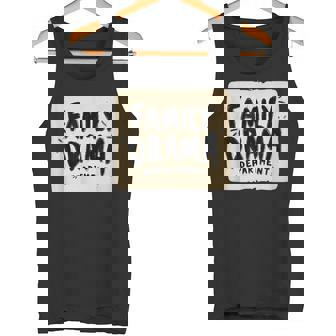 Awesome Family Drama Department Graphic Tank Top | Mazezy