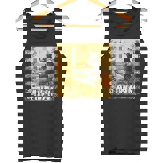 Awesome Taiwan Bear With Flag Costume Tank Top | Mazezy