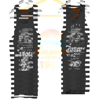 Awesomeince 1960 パームツリー 66歳の誕生日 タンクトップ - Kawaiitshirt