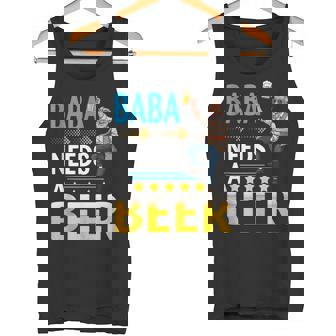 Baba Needs A Beer German Grandpa Oktoberfest Drinker Tank Top Tank Top | Mazezy