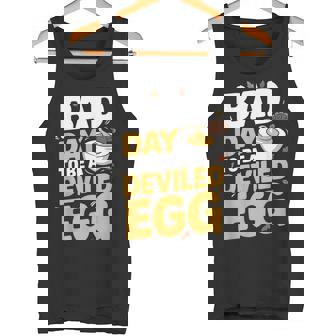 Bad Day To Be A Deviled Egg Thanksgiving Turkey Humor Tank Top | Mazezy