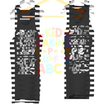 Baking Alphabet Cookies Cake Decorating Pastries Tank Top | Mazezy