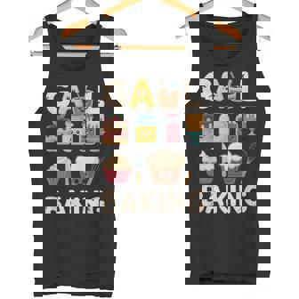 Baking Alphabet Fondant Cookies Cake Decorating Tank Top | Mazezy