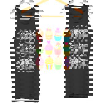 Baking Delicious Cupcake Graphics Baker Pastry Tank Top | Mazezy