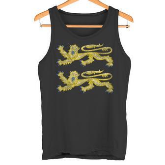 Bandera Normandía Escudo De Armas Francia Norman Dos Leopardos Camiseta sin mangas - Regaloses
