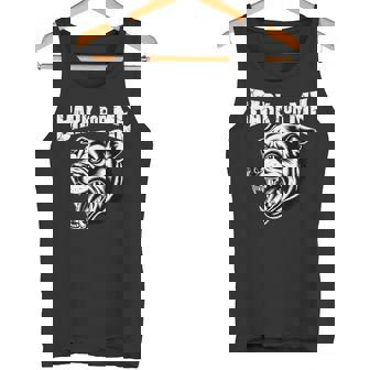 Bark For Me Fierce Dog Letter Aesthetic Humor Tank Top | Mazezy