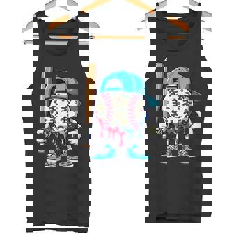 Baseball Lifestyle 101 Apparel Youth Drip Baseball Kids Men Tank Top | Mazezy