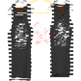 Baseball Santa 67 Christmas Xmas Pajamas Boys Tank Top | Mazezy