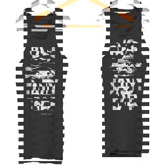 Bass Daddy Ever Fishing Daddy Father's Day タンクトップ - Kawaiitshirt