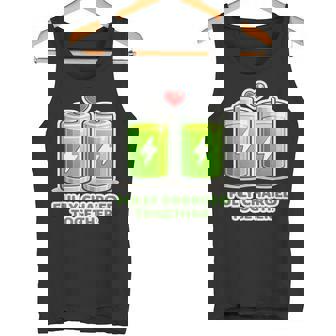 Batterie Amusante Entièrement Chargée Ensembleaint-Valentin Couple Débardeur e - Cadeauxyz