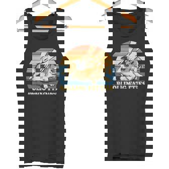 Beagle Rolling Fatties 駄洒落ジョーク 犬好き タンクトップ - Kawaiitshirt