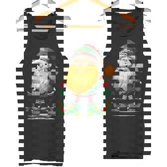 The Bearded Elf Festive Christmas Holiday With Golden Beard Tank Top Tank Top | Mazezy