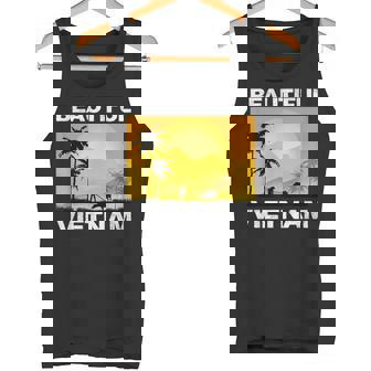 Beautiful Vietnam Vietnamese Farmers Rice Fields Viet Pride Tank Top | Mazezy