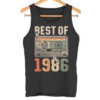 Best Of 1986 Antiguo Cassette 40 Cumpleaños Retro Camiseta sin mangas - Regaloses