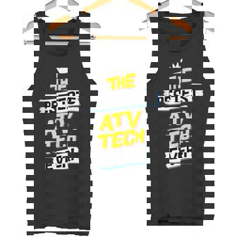 Best ATV Technician Job Occupation Quad Tank Top Tank Top | Mazezy