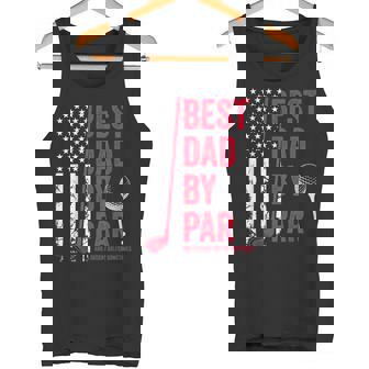 Best Dad By Par Usa Flag Golf Día Del Padre Golfing Dad Camiseta sin mangas - Regaloses