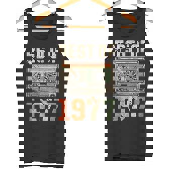 Best Of 1977 オールド・カセット 49歳の誕生日 レトロ タンクトップ - Kawaiitshirt