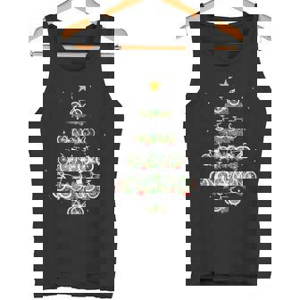 Bicycle Xmas Tree Ornaments Bike Rider Christmas Cycling Tank Top | Mazezy