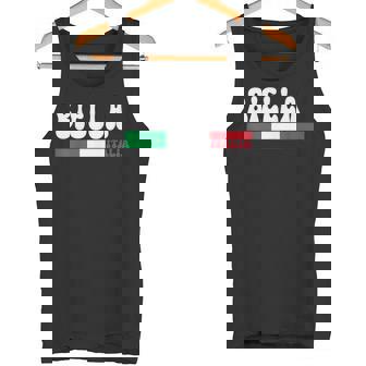 Biella City Italia Vintage Italy Flag For Travel Lovers Tank Top | Mazezy