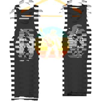 Bigfoot Bass Guitar Cool Bassist Music Guitarist Sasquatch Tank Top | Mazezy