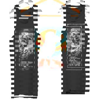 Bird Nerd Shirt Retro Birder Binoculars Nature Weird Tank Top | Mazezy