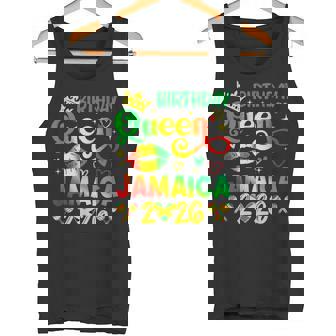 Birthday Queen Jamaica 2026 Birthday Trip Vacation Tank Top | Mazezy