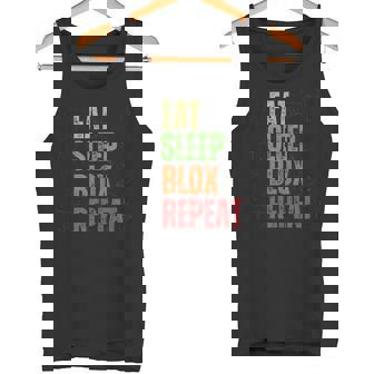 Blox Gaming Tee Eat Sleep Blox Repeat Kids Gaming Tank Top Tank Top | Mazezy