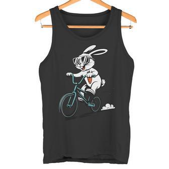 BMX Easter Bunny Sport Bike Rabbit Tank Top | Mazezy