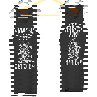 Born To Climb Built To Ride Trail MTB Mountain Bike Tank Top | Mazezy